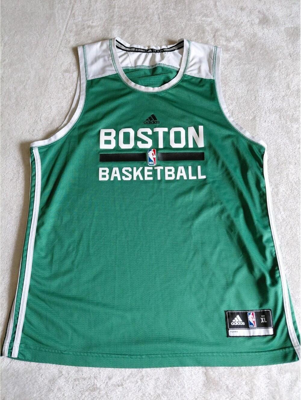 Boston Celtics Practice Jersey XL Green Adidas Warm Up